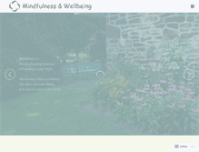Tablet Screenshot of mindfulnessandwellbeing.com